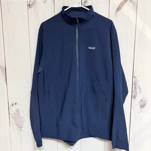 Patagonia Men’s R1 TechFace Jacket XL Classic Navy EUC
